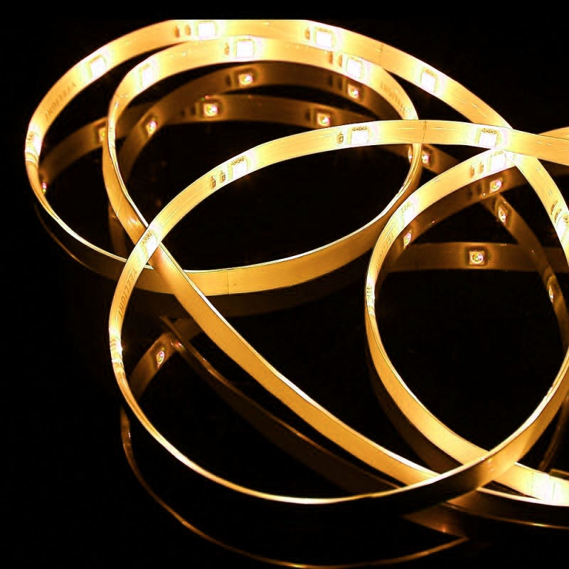1 Meter - Warm wit - Slimme ledstrip + ontvanger 1 Meter - Warm wit - Slimme ledstrip + ontvanger